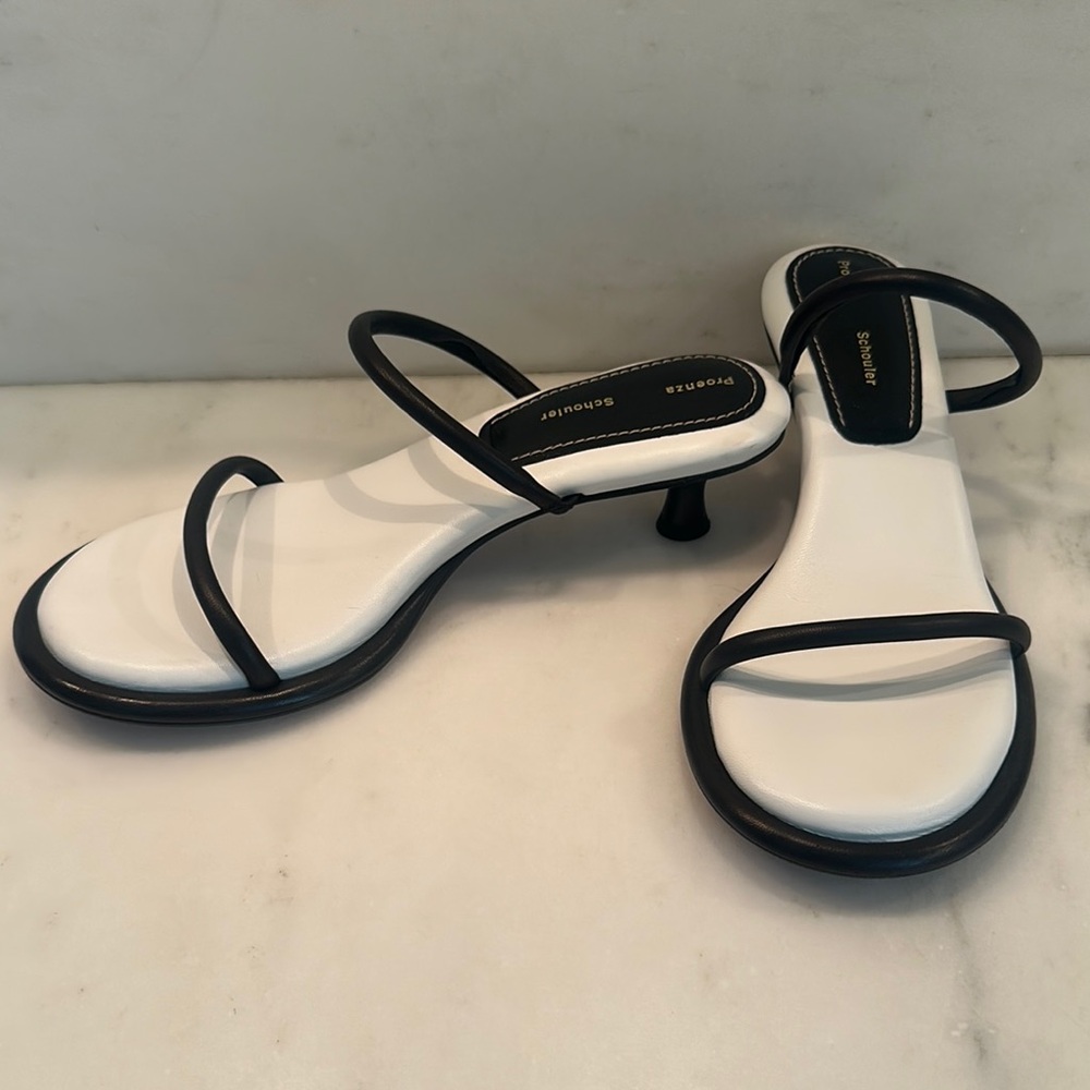 Proenza Schouler strappy kitten heeled sandals